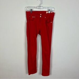 Rag & Bone Capri Pants in Red